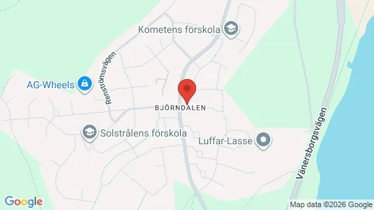 Bostadsrätter till salu i Trollhättan - kort over placeringen