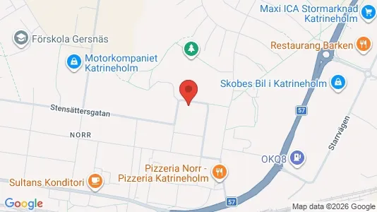 Lägenheter att hyra i Katrineholm - kort over placeringen