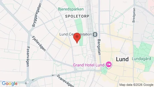 Bostadsrätter till salu i Lund - kort over placeringen