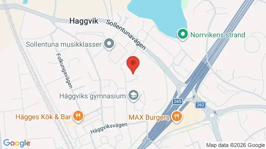 Bostadsrätter till salu i Sollentuna - kort over placeringen