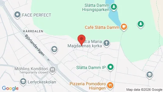 Lägenheter till salu i Lundby - kort over placeringen