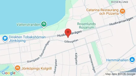 Lägenheter till salu i Jönköping - kort over placeringen