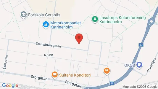 Lägenheter att hyra i Katrineholm - kort over placeringen