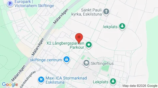 Lägenheter att hyra i Eskilstuna - kort over placeringen