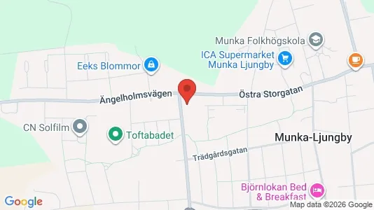 Lägenheter att hyra i Ängelholm - kort over placeringen