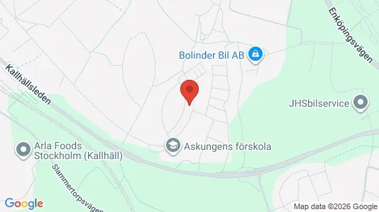 Bostadsrätter till salu i Järfälla - kort over placeringen