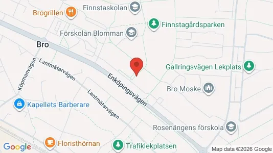 Lägenheter att hyra i Upplands-Bro - kort over placeringen
