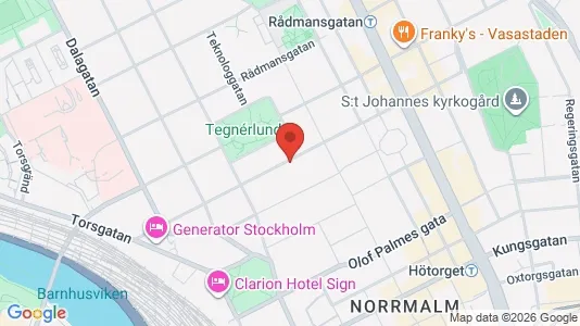 Lägenheter att hyra i Stockholm Innerstad - kort over placeringen