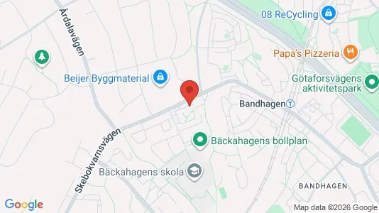 Lägenheter att hyra i Söderort - kort over placeringen