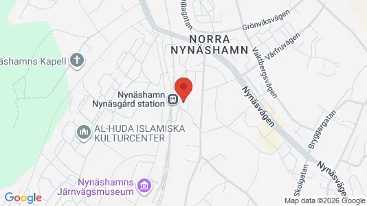 Lägenheter att hyra i Nynäshamn - kort over placeringen