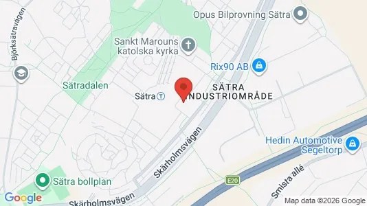 Lägenheter att hyra i Söderort - kort over placeringen