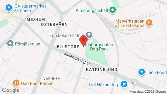 Bostadsrätter till salu i Malmö Centrum - kort over placeringen