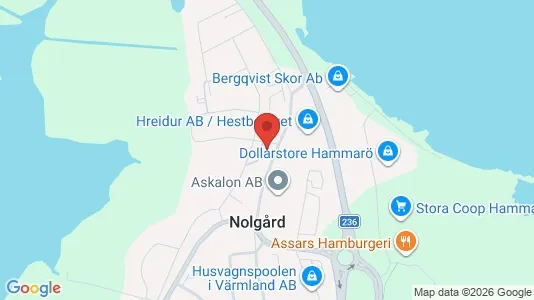 Lägenheter till salu i Hammarö - kort over placeringen