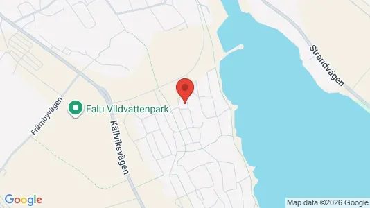 Lägenheter till salu i Falun - kort over placeringen