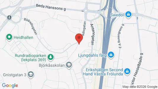 Bostadsrätter till salu i Askim-Frölunda-Högsbo - kort over placeringen