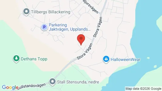 Bostadsrätter till salu i Upplands Väsby - kort over placeringen