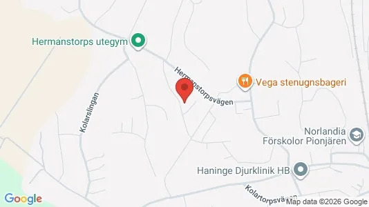 Bostadsrätter till salu i Haninge - kort over placeringen