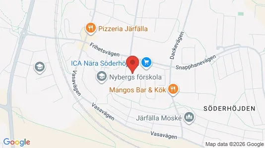 Lägenheter att hyra i Järfälla - kort over placeringen