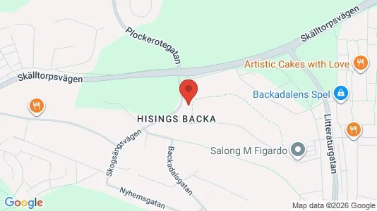 Lägenheter till salu i Norra hisingen - kort over placeringen