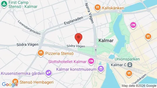 Lägenheter till salu i Kalmar - kort over placeringen