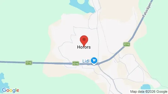 Fritidshus till salu i Hofors - kort over placeringen