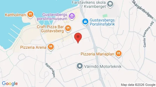 Lägenheter till salu i Värmdö - kort over placeringen
