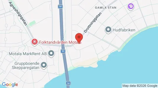 Lägenheter att hyra i Motala - kort over placeringen