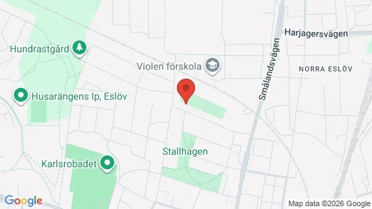 Bostadsrätter till salu i Eslöv - kort over placeringen