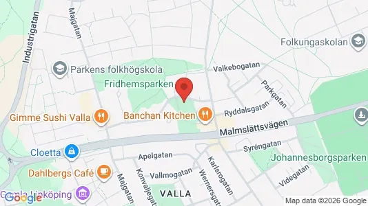 Bostadsrätter till salu i Linköping - kort over placeringen
