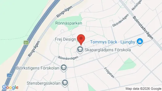 Lägenheter att hyra i Ljungby - kort over placeringen