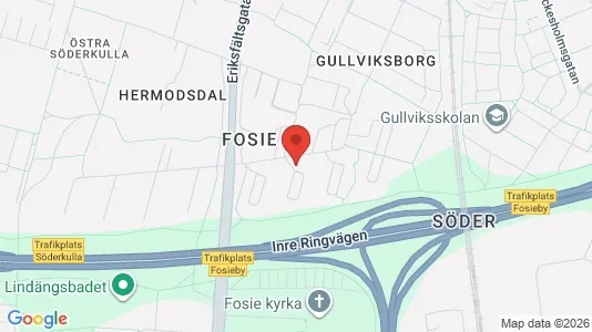 Bostadsrätter till salu i Fosie - kort over placeringen