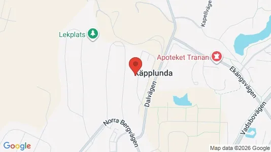 Radhus till salu i Skövde - kort over placeringen