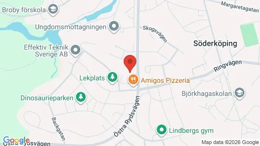 Lägenheter att hyra i Söderköping - kort over placeringen