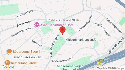 Lägenheter till salu i Söderort - kort over placeringen