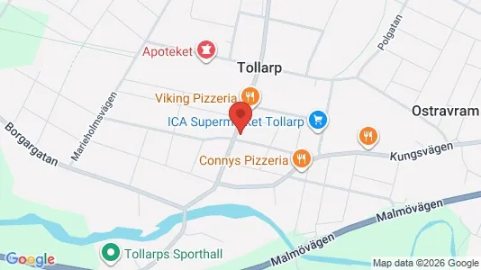 Lägenheter att hyra i Kristianstad - kort over placeringen