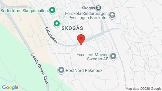 Lägenheter att hyra i Huddinge - kort over placeringen