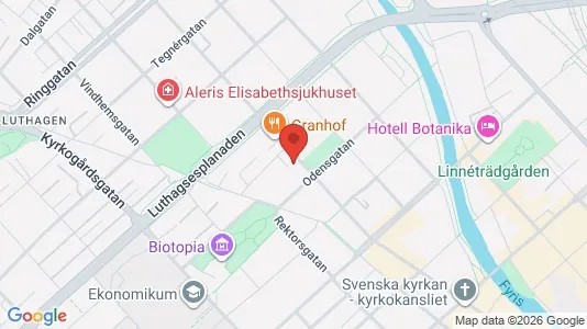 Lägenheter till salu i Uppsala - kort over placeringen