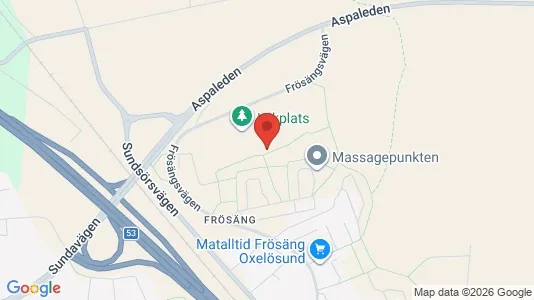 Lägenheter att hyra i Oxelösund - kort over placeringen