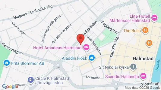 Lägenheter till salu i Halmstad - Bild från Google Street View