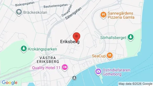 Bostadsrätter till salu i Lundby - kort over placeringen