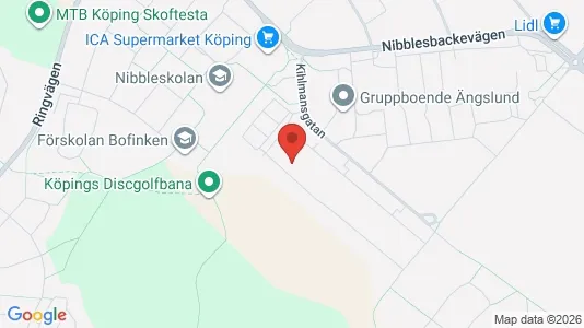Lägenheter att hyra i Köping - kort over placeringen