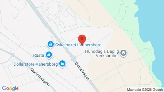 Bostadsrätter till salu i Vänersborg - kort over placeringen