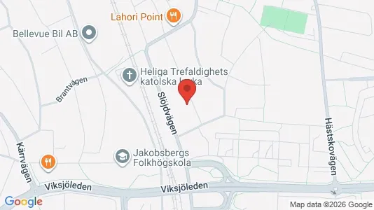 Lägenheter till salu i Järfälla - kort over placeringen