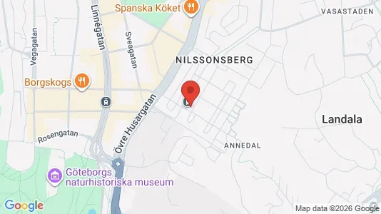 Bostadsrätter till salu i Göteborg Centrum - kort over placeringen