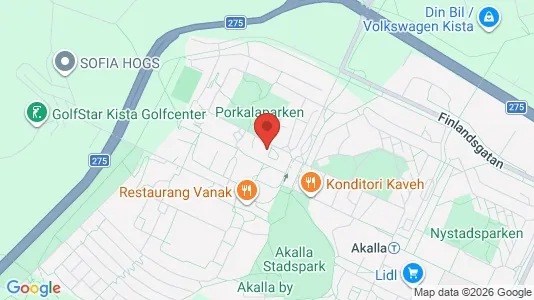 Bostadsrätter till salu i Västerort - kort over placeringen