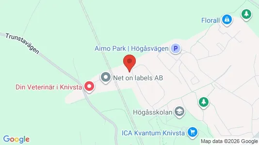 Lägenheter till salu i Knivsta - kort over placeringen