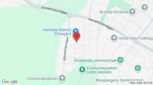 Lägenheter till salu i Limhamn/Bunkeflo - kort over placeringen