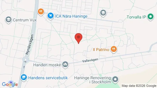 Lägenheter till salu i Haninge - kort over placeringen