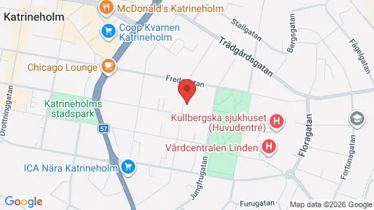 Lägenheter att hyra i Katrineholm - kort over placeringen