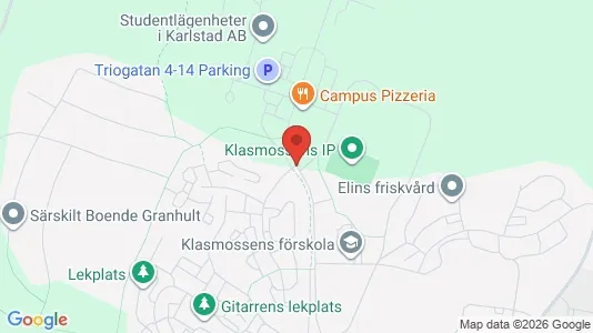 Bostadsrätter till salu i Karlstad - kort over placeringen